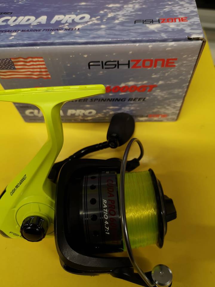 Fishzone THUNDER Series RX7000 RX6000 Fixed Spool Fishing Reel Sea Spin  Surf & Beach