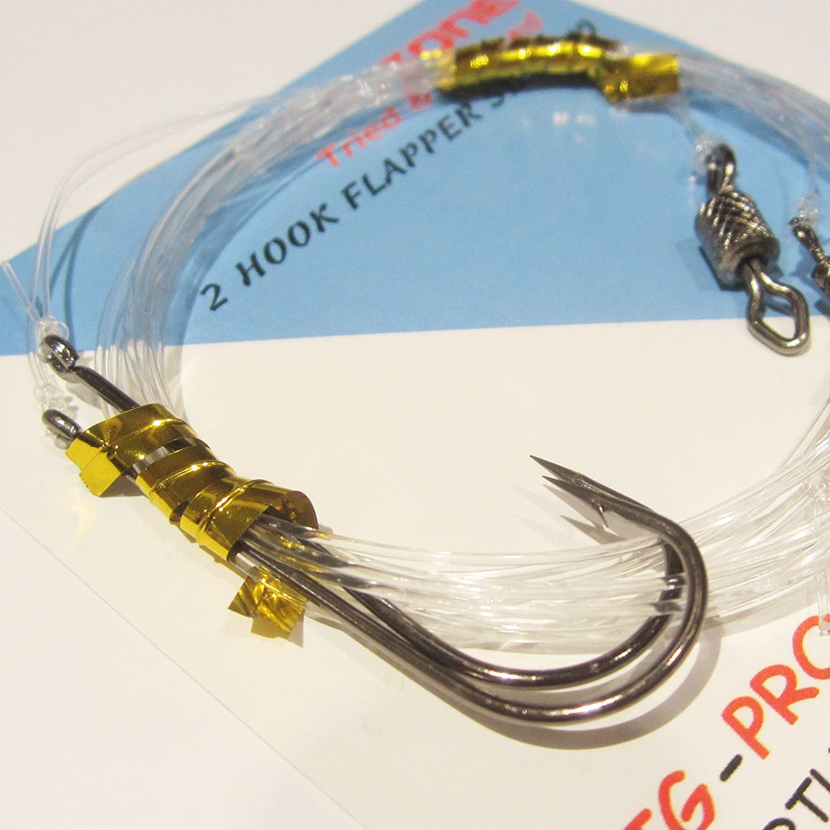 Fishzone 2 Hook Flapper Rig – Billy's Fishing Tackle