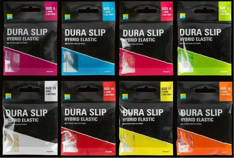 elastic sizes for pole fishing Preston Innovations Dura Slip Hybrid Pole Fishing Elastic – Billy's Fishing Tackle