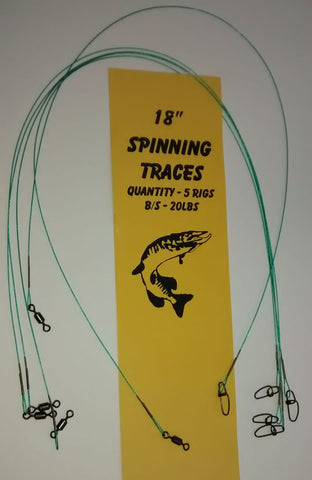 Cjt 18 inch Spinning Traces-Billy's Fishing Tackle