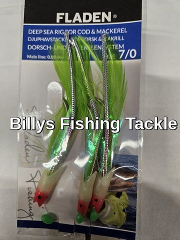 Fladen Hokkai Rigs 3 Hook 7/0 Sea Fishing Lures Cod Pollock Lures-Billy's Fishing Tackle