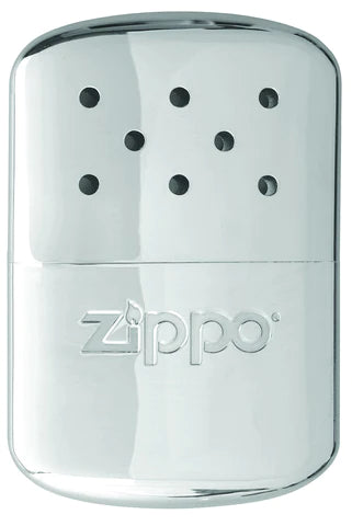 Zippo 12-Hour High Polish Chrome Refillable Hand Warmer-Billy's Fishing Tackle