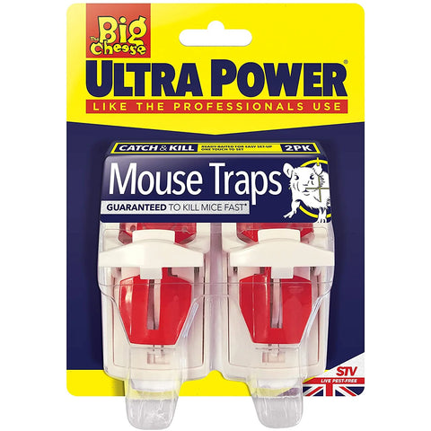 The Big Cheese Ultra Power Mouse Traps 2 Pack-Billy's Fishing Tackle