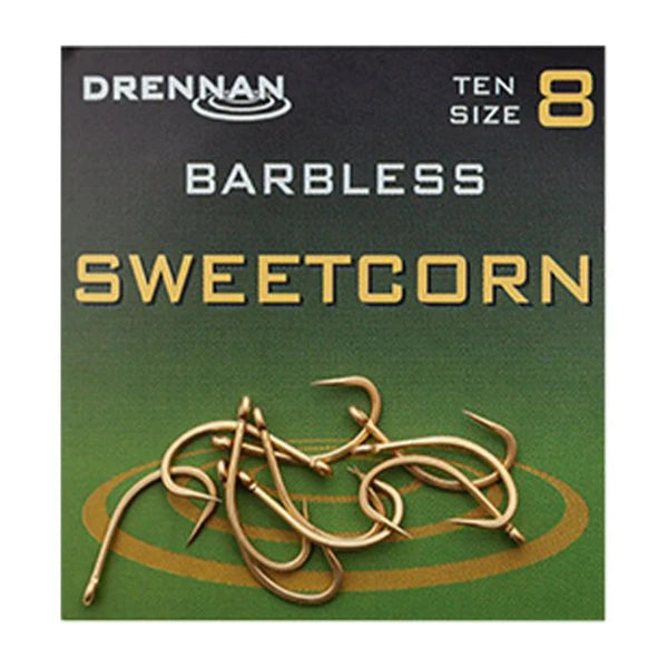 barbless fishing hooks uk Drennan Sweetcorn Barbless Hooks – Billy's Fishing Tackle