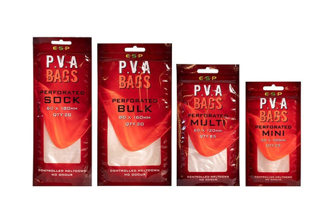 ESP Bulk PVA Bags Perforated-Billy's Fishing Tackle
