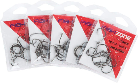 Fishzone Quality High Carbon Steel CIRCLE Sea Fishing Hooks-Billy's Fishing Tackle