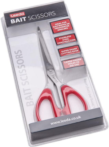 Leeda Large Bait Scissors Red-Billy's Fishing Tackle