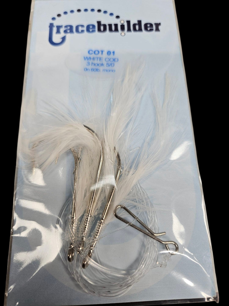 Tracebuilder White Feather 5/0 Lure – Billy's Fishing Tackle