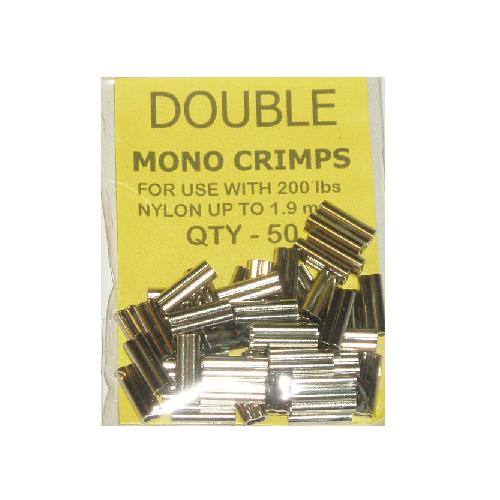 50 Double Crimps for 200lb Mono