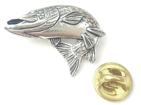 Pewter pike Badge F40 