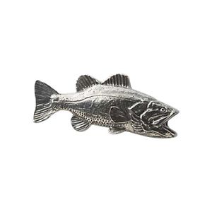 Pewter bass Badge F20 