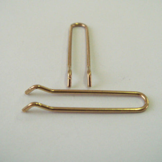 100 Brass Mould Top Loops Clips For Fishing Sinker Moulds