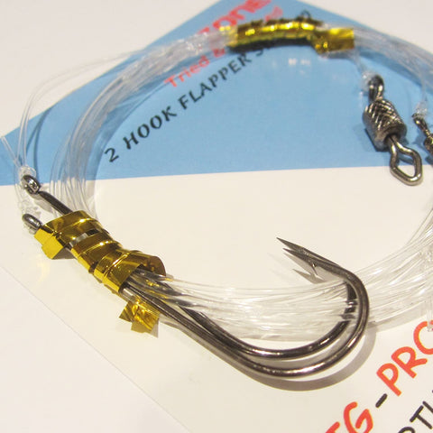 Fishzone 2 Hook Flapper Rig-Billy's Fishing Tackle