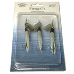 3 Silver Iluminous Flying C Lures 15g-Billy's Fishing Tackle