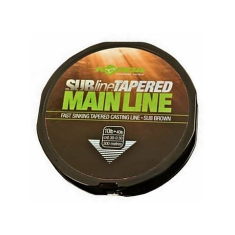 KORDA NEW Carp Fishing Subline Tapered Mainline 300m-Billy's Fishing Tackle