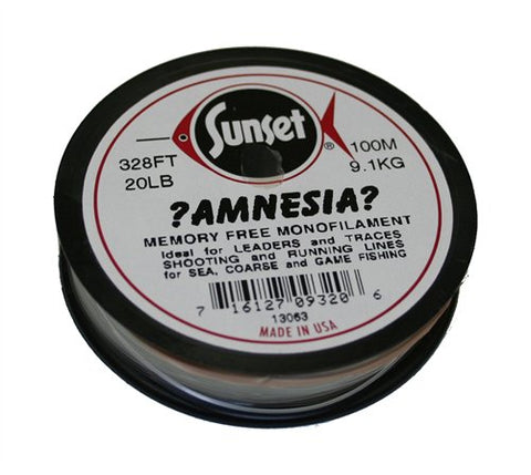 Sunset Amnesia Memory Free Monofilament - Clear, 20 lb for sale