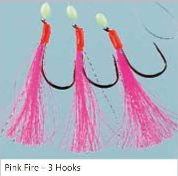 Fladen Pink Fire Feathers  1208-2 