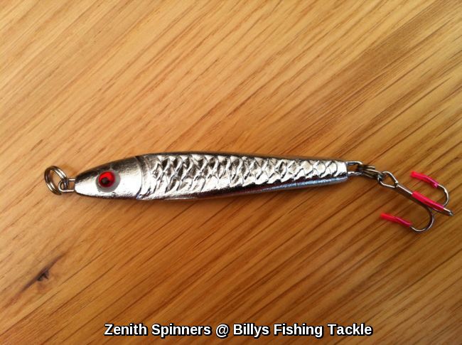 Spinner Razor Zenith Razor Claw Silver Minnow spinner – Billy's Fishing Tackle