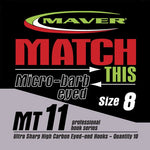 Maver Match This Hooks - MT 11 - Micro Barb Eyed-Billy's Fishing Tackle