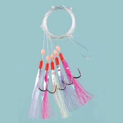 Fladen Multi Colour Feather Flash Sea Rig - 5 Hook: 2 #1278-2-Billy's Fishing Tackle