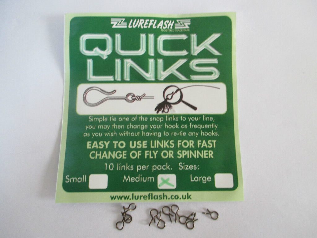 Quick Change Fly Lure Snap Links Clips Large