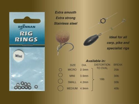 Drennan Rig Rings-Billy's Fishing Tackle