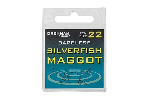 Drennan Silverfish Maggot Barbless 